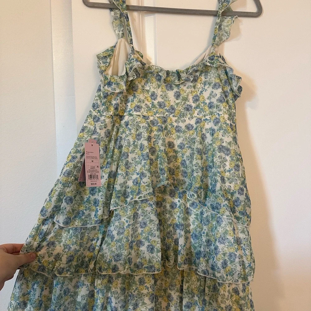 Wild Fable Floral Ruffle Dress Size Medium NWT ✨ - Picture 6 of 7